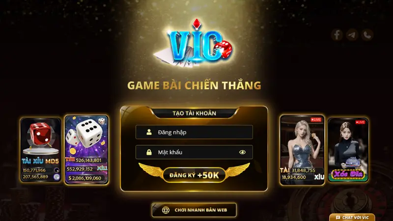 Giới thiệu cổng game Vicclub